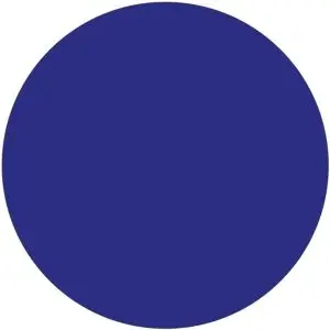 Blanco blauw pictogram - rond