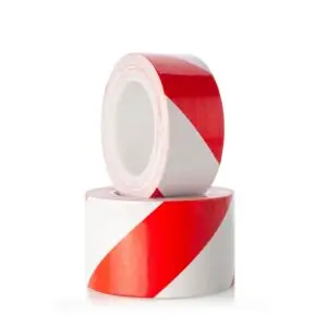 Ampere Traffic Vloertape Extra rood wit