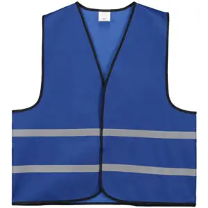 Blauw veiligheidshesje voorkant