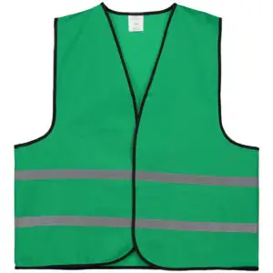 Groen veiligheidshesje voorkant