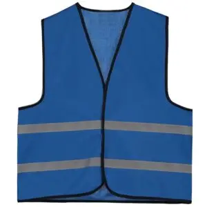 Blauw kinderhesje 6-12 jaar voorkant